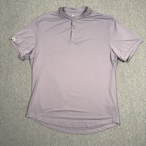 Mantra Polo Shirt Mens XL Catalyst Stretch Performance Recycled Band Collar Golf